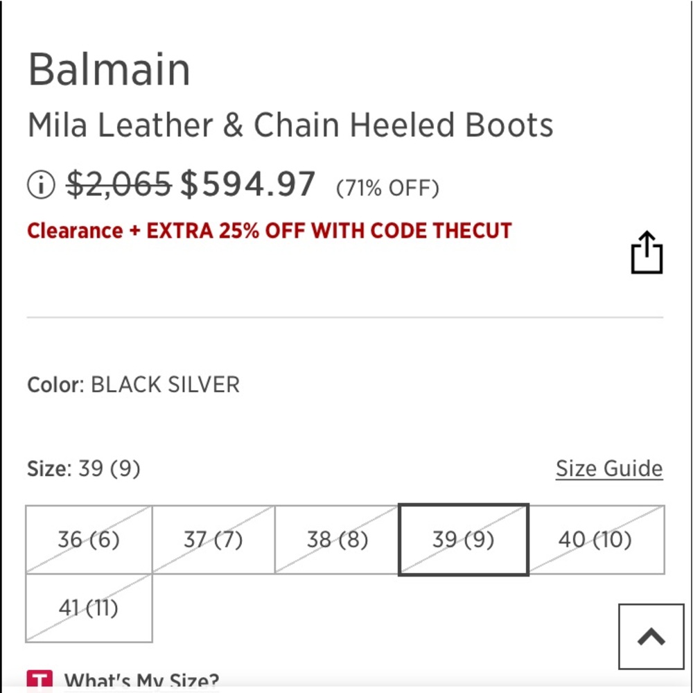 Balmain boots with chain - Picture 6 of 8
